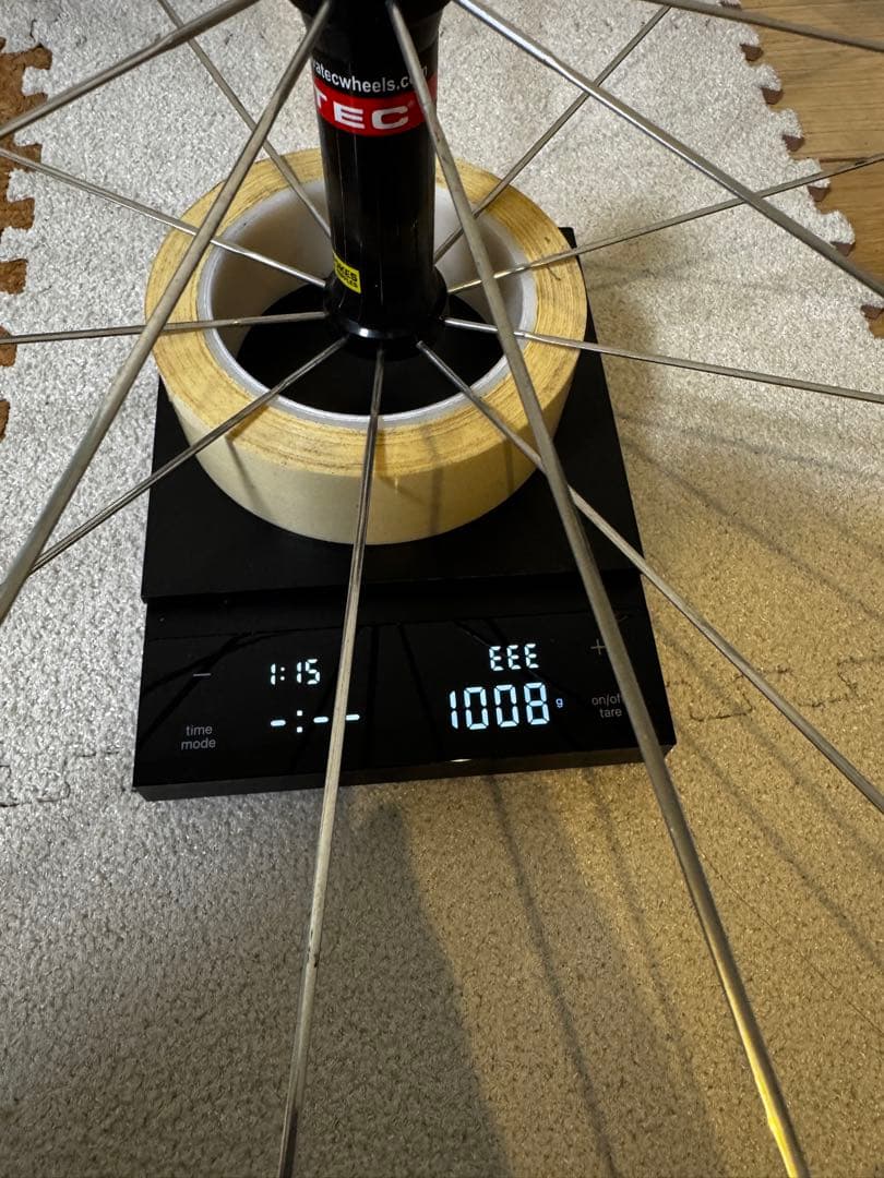 カーボンホイール　リムブレーキ　前後セット