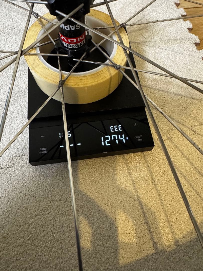 カーボンホイール　リムブレーキ　前後セット