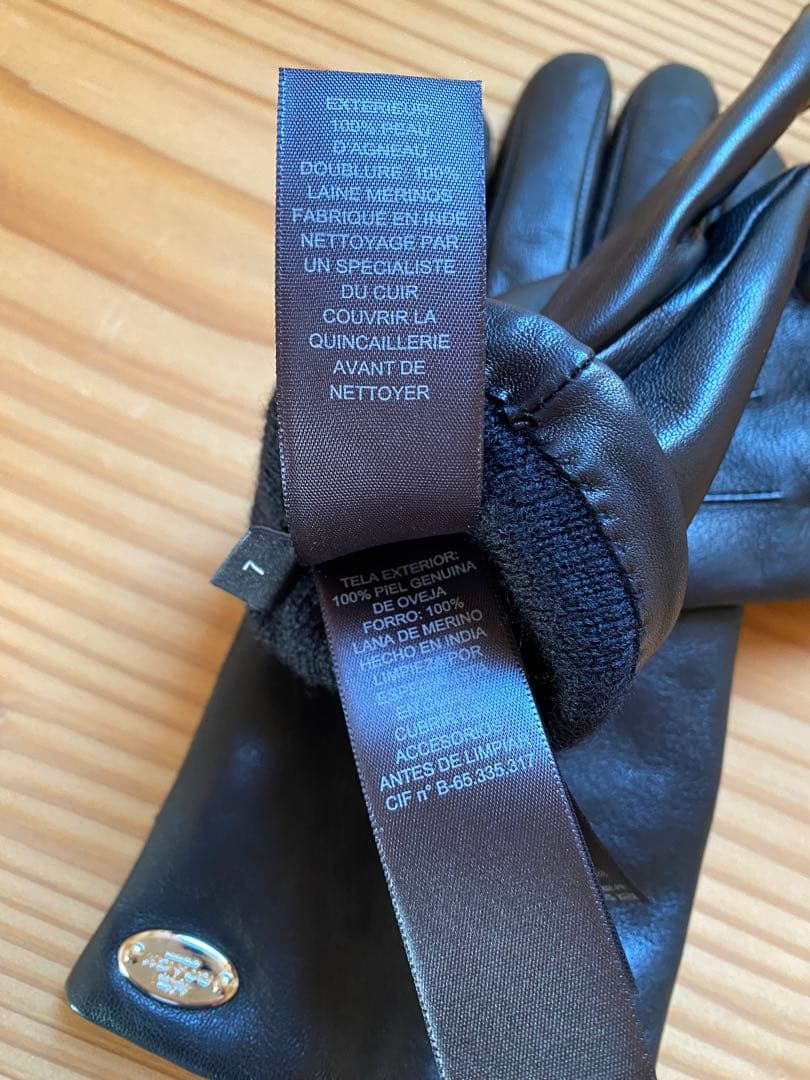 coachコーチ　レザー手袋　未使用品