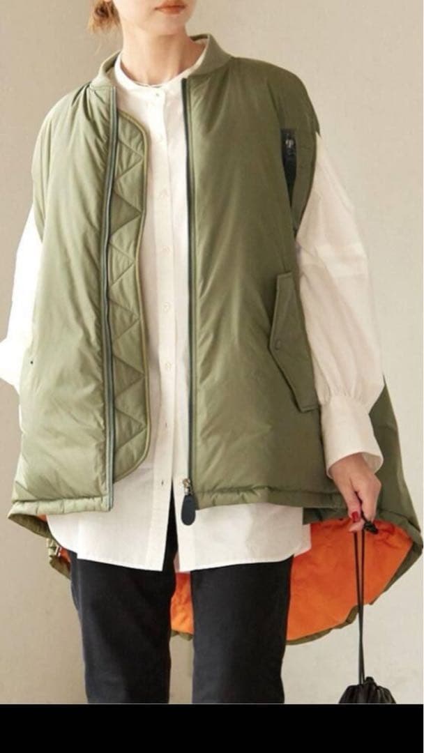 【美品】ELE STOLYOF/ Victoria Down MA-1