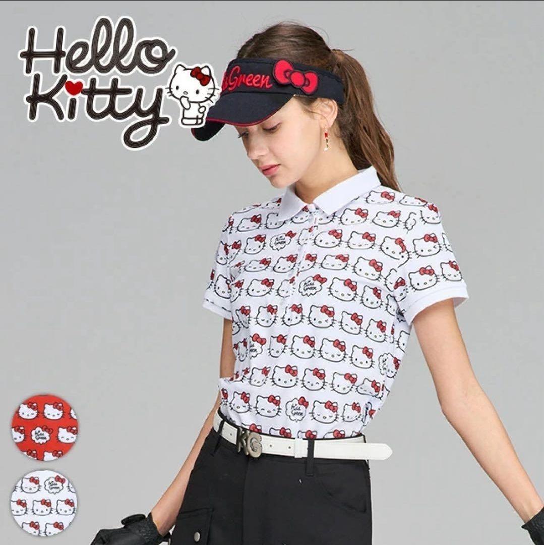 ② 新品未開封 キスオンザグリーン キティ ゴルフ ポロシャツ Lサイズ