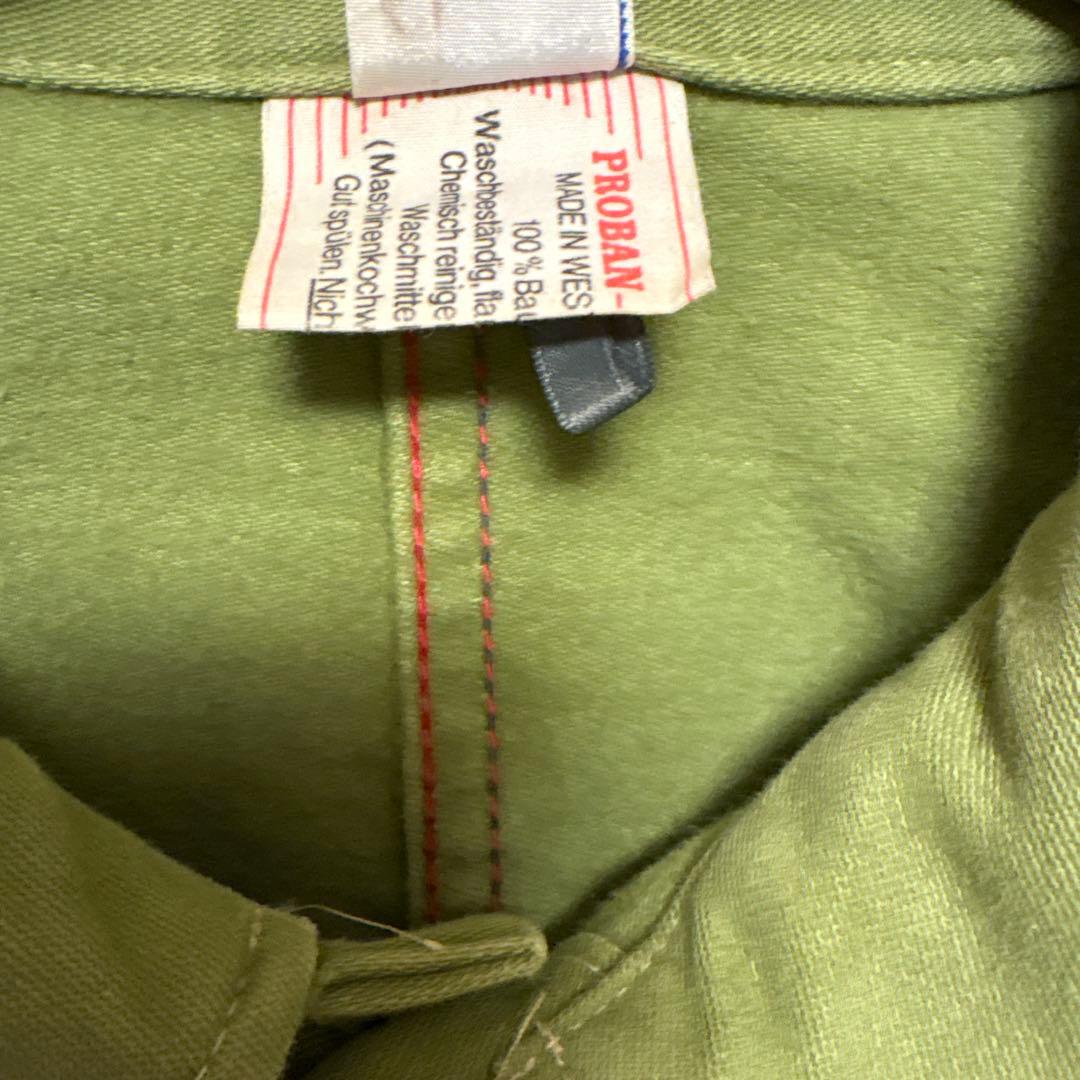 ドイツ製　ユーロ　カバーオール　52 オリーブグリーン