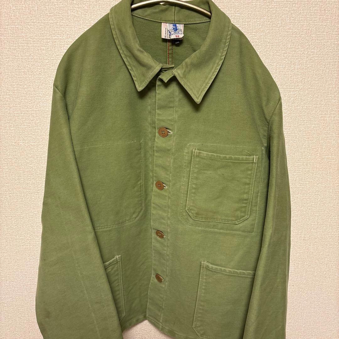 ドイツ製　ユーロ　カバーオール　52 オリーブグリーン