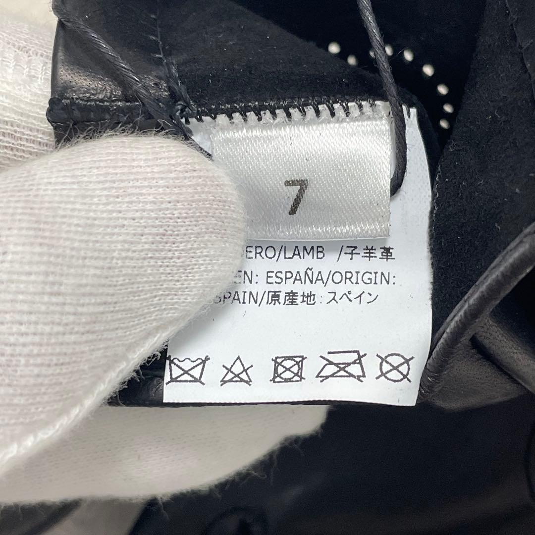 未使用ロエベ LOEWE アナグラム ラム グローブ 手袋 LVMH スペイン