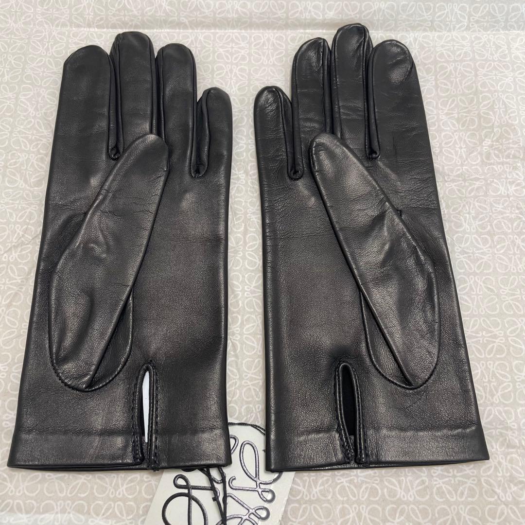 未使用ロエベ LOEWE アナグラム ラム グローブ 手袋 LVMH スペイン