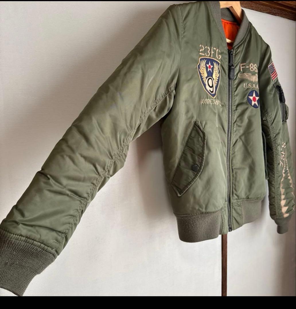 AVIREX MA-1 リバーシブル　定価４万円程　最終値下げ本日のみ　早い者勝