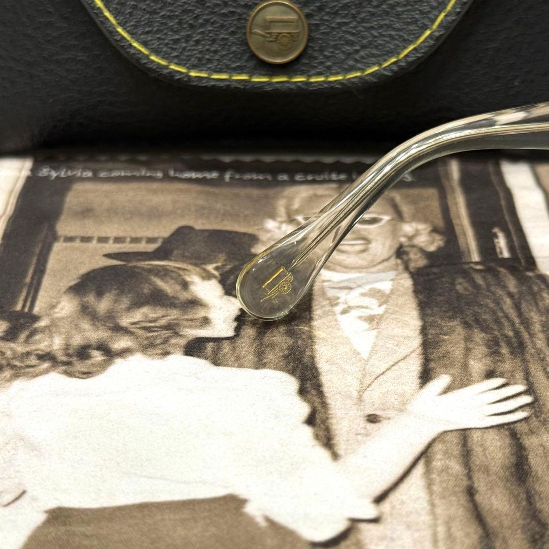 【極美品】正規品 モスコット レムトッシュ 46 クリスタル ライトブルーレンズ