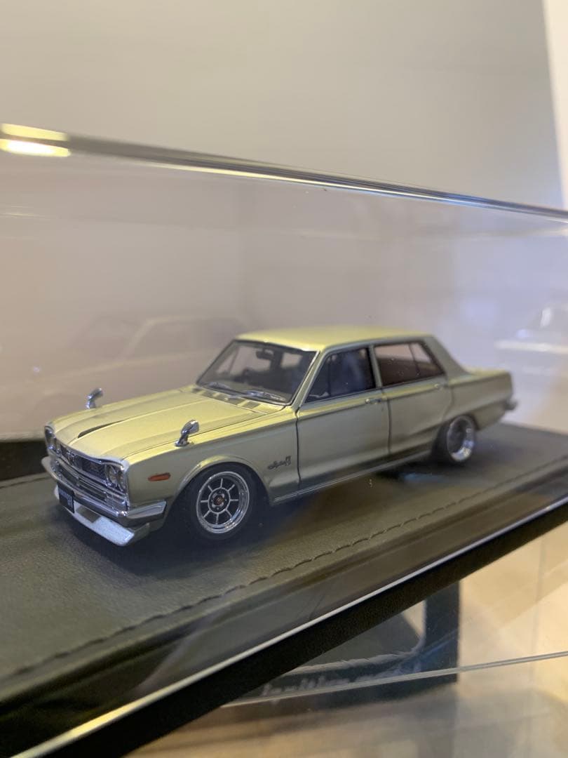 きよぽん。IG 1/43 スカイライン GT-X GC10 ゴールド