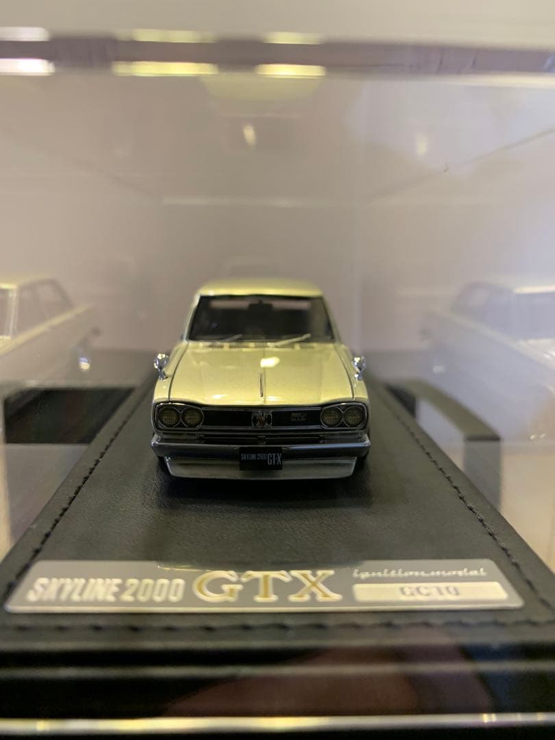 きよぽん。IG 1/43 スカイライン GT-X GC10 ゴールド