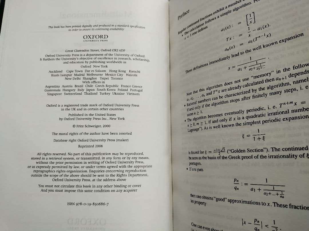 多次元連分数展開 ハードカバー 英語版