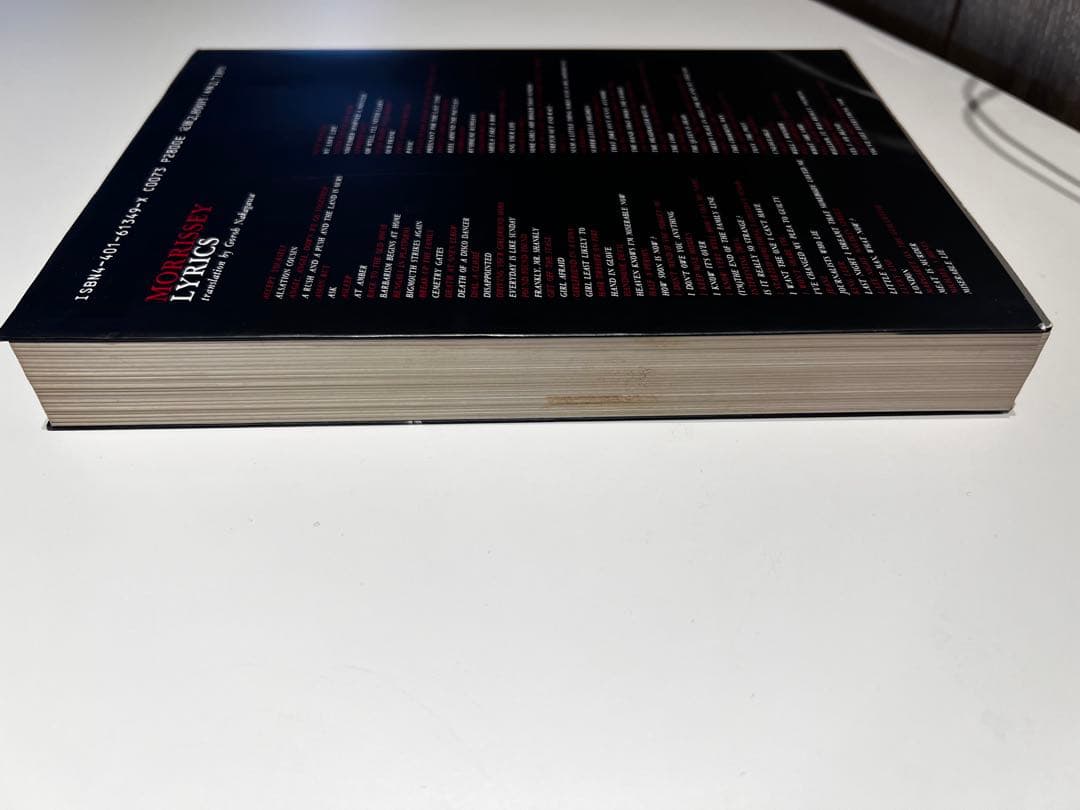 モリッシー詩集　帯なし Morrissey the smiths