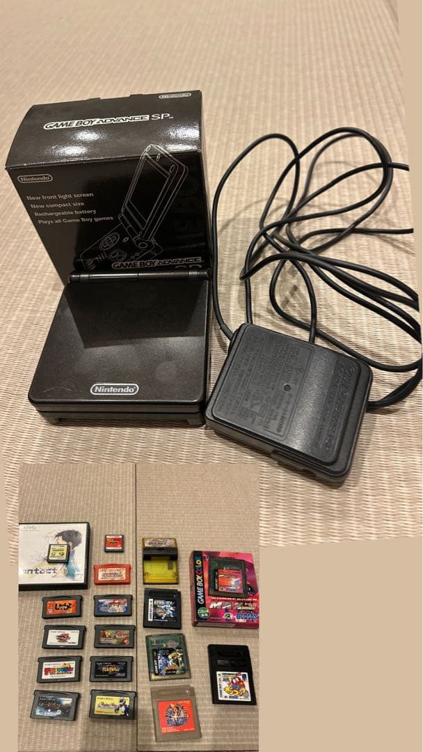 【希少品多数】ゲームボーイアドバンスSP 美品&色々ソフト　 値下げ交渉可能