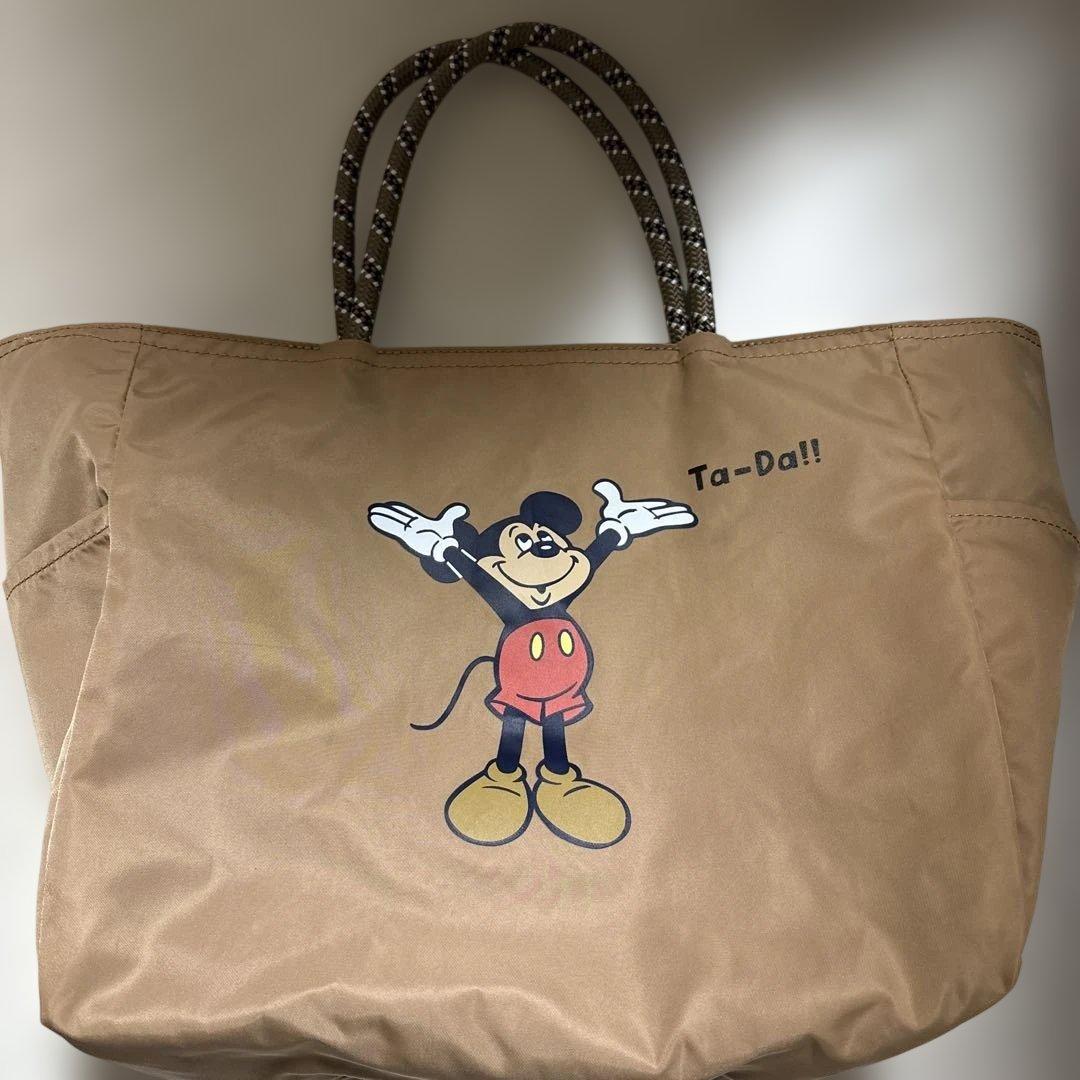 NOMADISミッキーマウス トートバッグ ベージュ