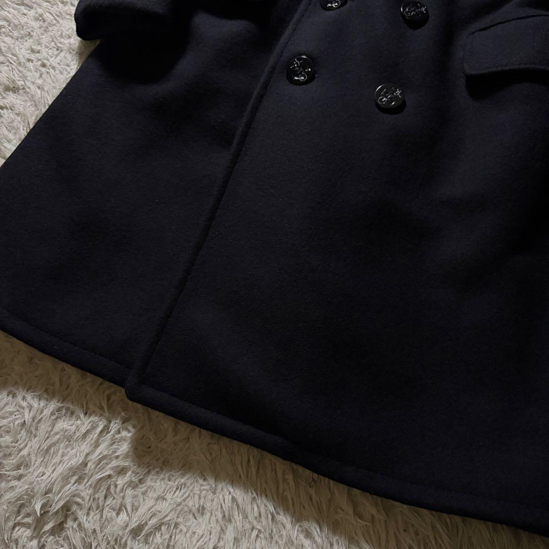 極美品■Schott 714US LONG MELTON PEA COAT L