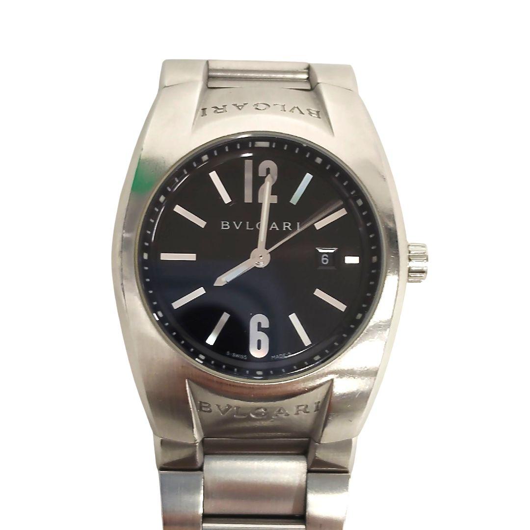 【人気モデル】BVLGARI　ブルガリ アルミニウム デイト 腕時計　稼働品