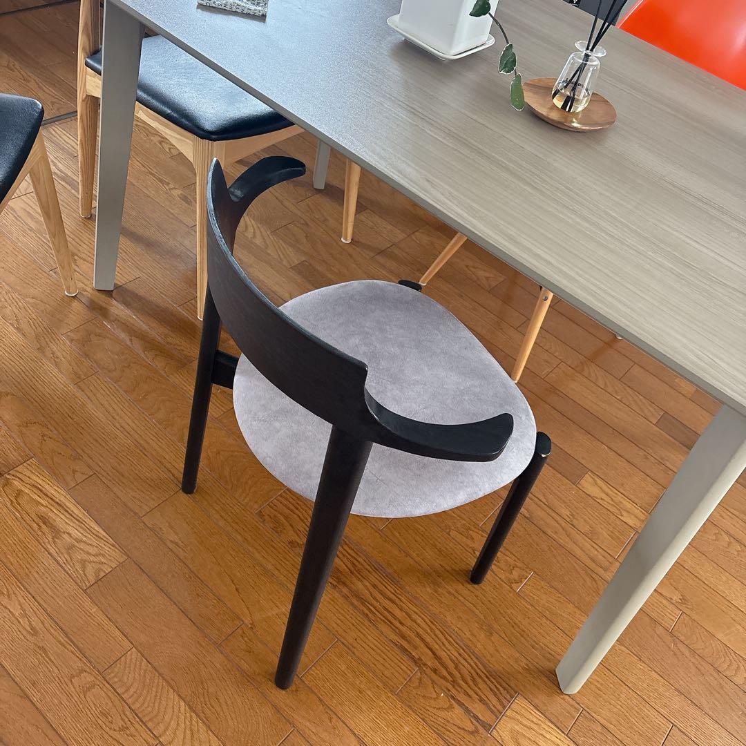 2脚セット】イバタインテリア アーム チェア 肘掛け ルンバ 通せる 浮かせる