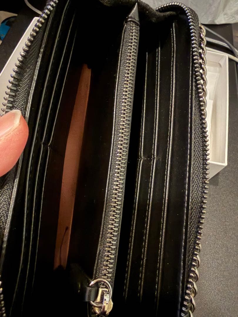 【極美品】ステラマッカートニー ファラベラ ジップアラウンド ロングウォレット