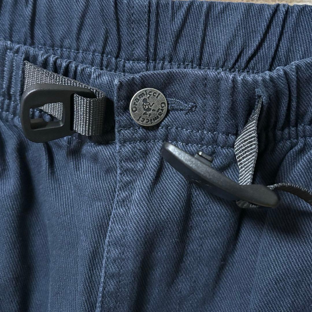 新品 GRAMICCI SUMMITカーゴパンツ アウトドア 紺 L