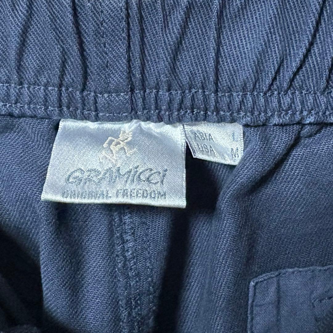 新品 GRAMICCI SUMMITカーゴパンツ アウトドア 紺 L