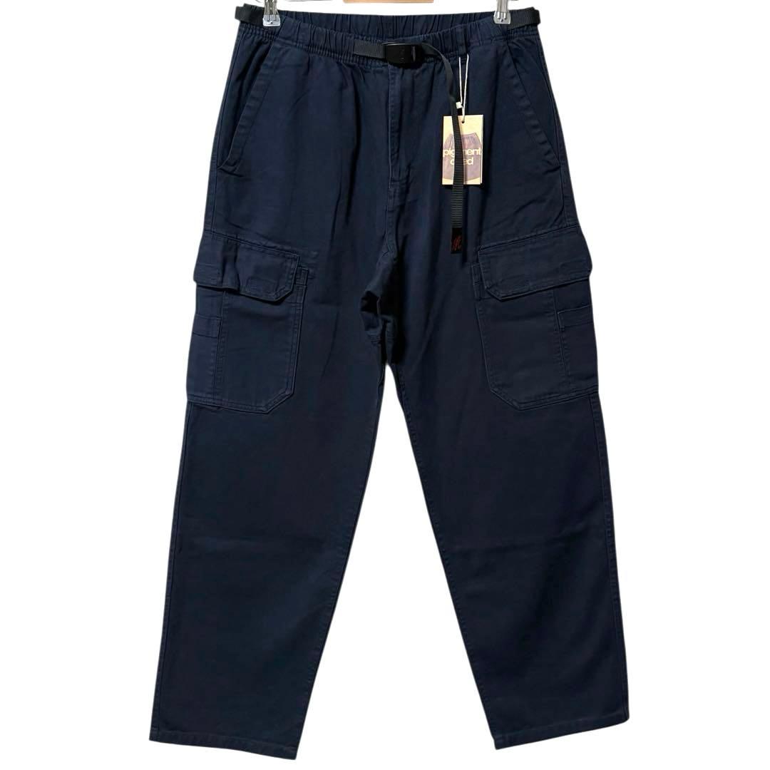 新品 GRAMICCI SUMMITカーゴパンツ アウトドア 紺 L