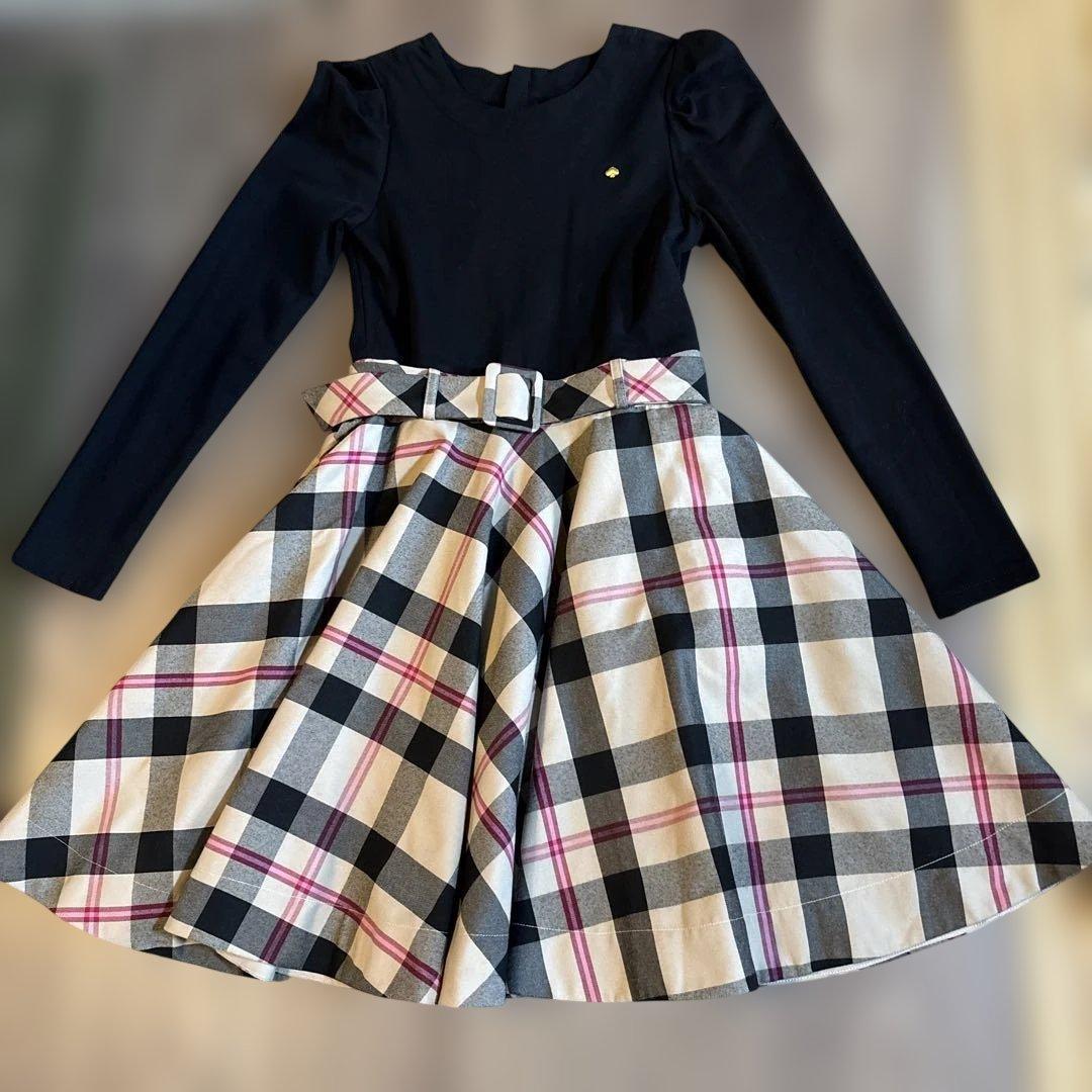 ケイトスペードニューヨーク柄ワンピース150センチ 卒業　入学