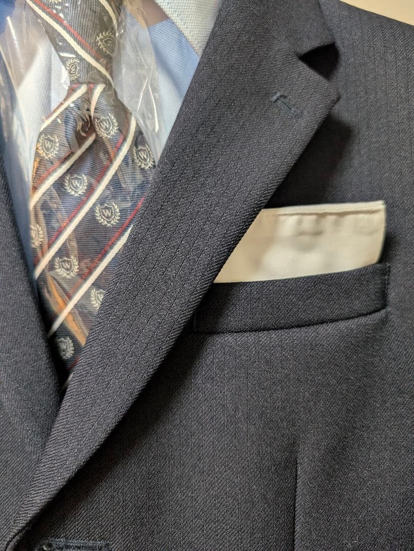 BEAMS DESIGN セットアップ フォーマルスーツ 150 ネイビー 濃紺