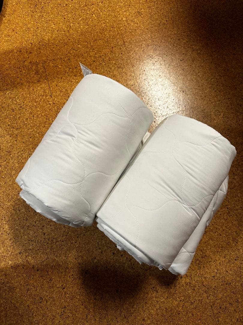 【未使用】ニトリ　2枚セット 除湿・防ダニ マットレスプロテクター　ダブルサイズ