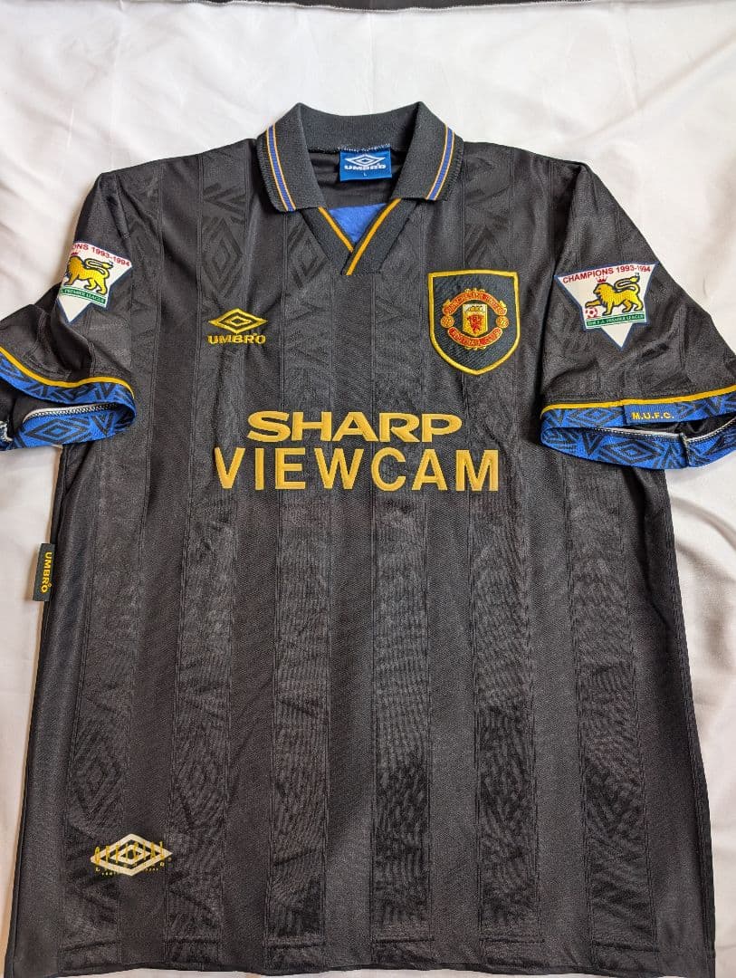 【当時物・美品！】エリック・カントナ/マンチェスターU/93-95/A