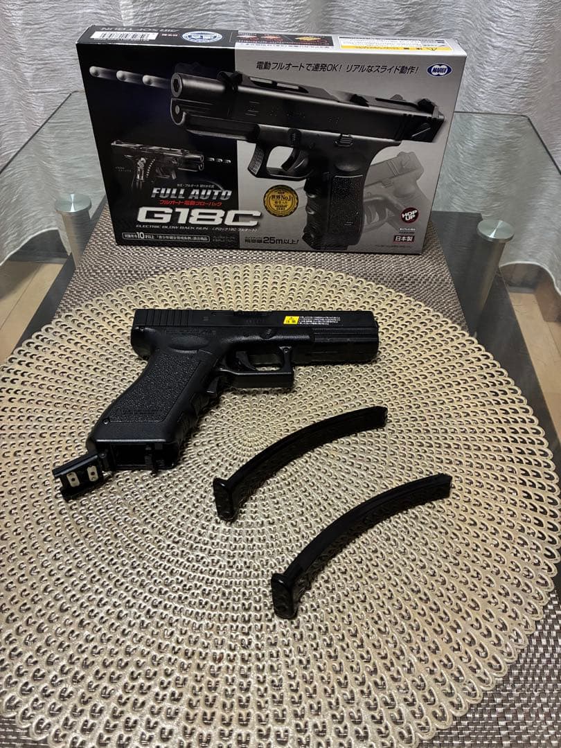 美品　東京マルイ　カスタム品　グロックG18C Glock 強化カーボンピニオン