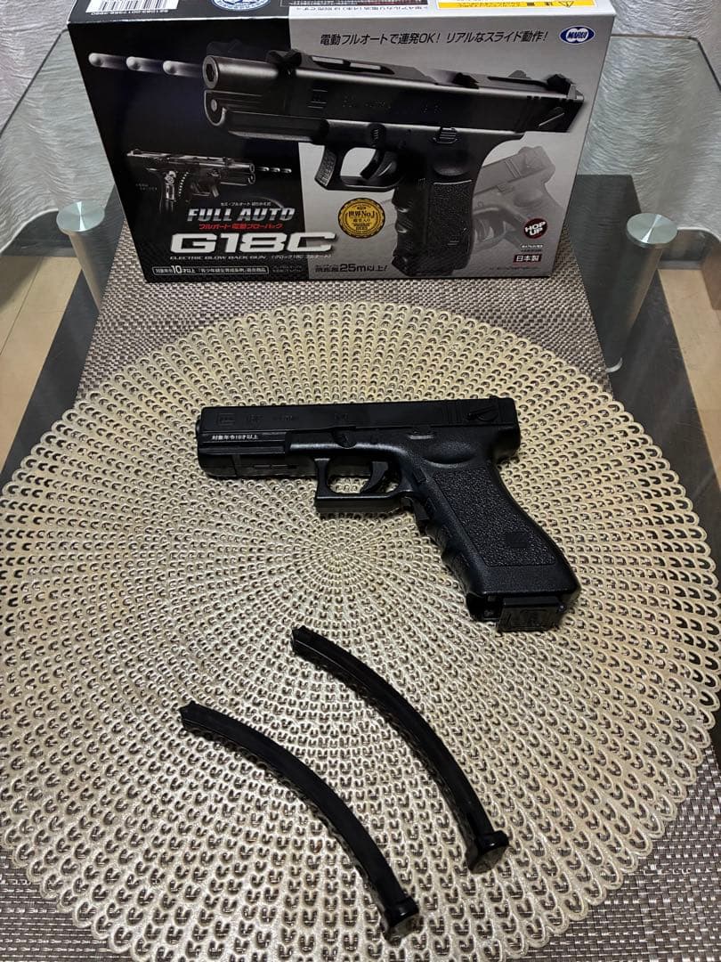 美品　東京マルイ　カスタム品　グロックG18C Glock 強化カーボンピニオン