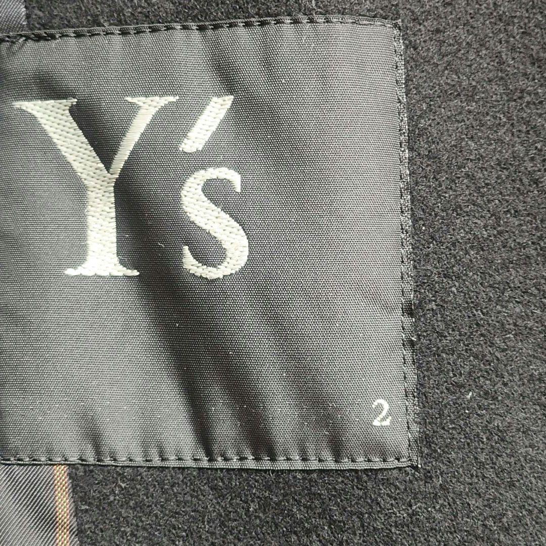 ヴィンテージ　 Y's /ワイズ ウールコート ダブル ブラック 2