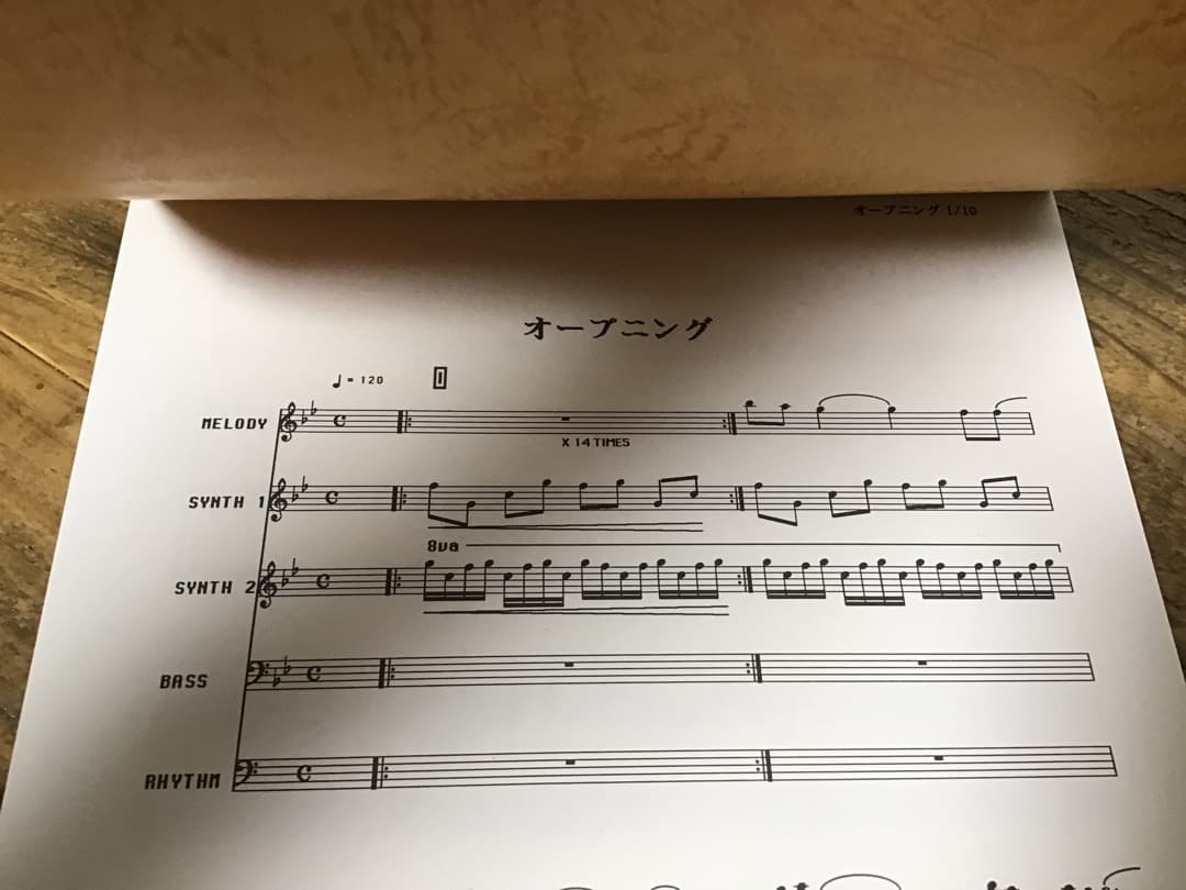 ★楽譜/ドラゴンスレイヤー英雄伝説/全曲集/ファルコム/オフィシャル/総譜