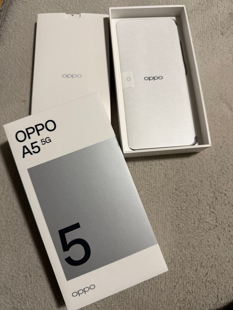 新品未使用　OPPO A5 5G ホワイト