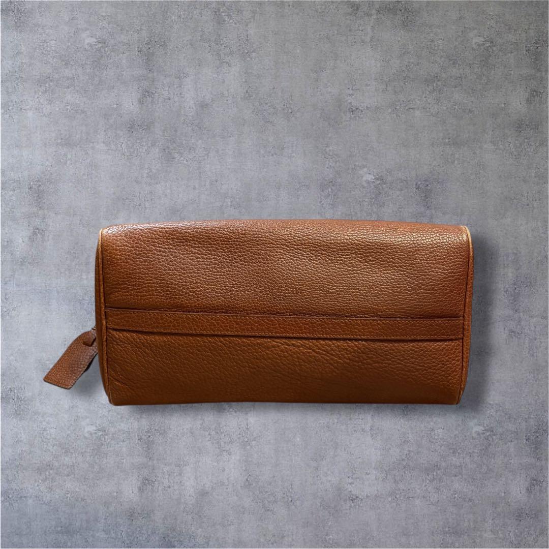 【超希少・鍵付】ラルフローレン レザーボストンバッグ ミニボストン 本革 南京錠