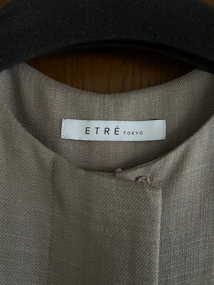 【新品★タグ付き】ETRÉ TOKYO グレージュノースリーブオールインワン