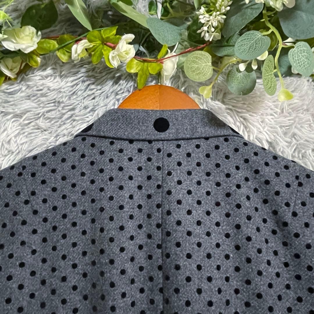 希少新品】ポールスミスドット 切替 ウールテーラードジャケット 大きいサイズ48