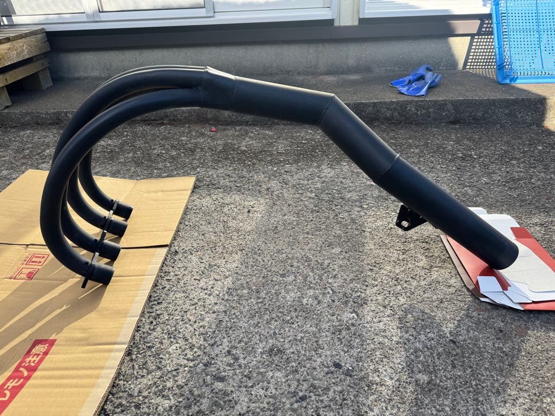 カワサキ ゼファー χ ショート管 70Φ 手曲げ風 MADMAX