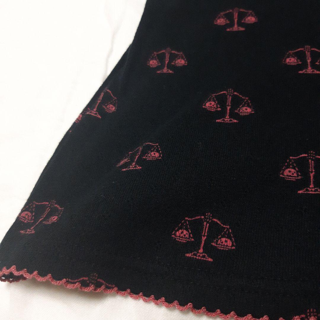 Hysterics フリルタンクトップ スカル柄 針抜き ヴィンテージ