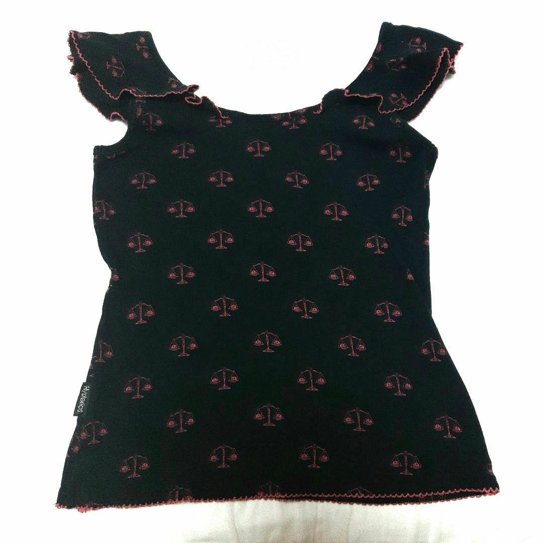 Hysterics フリルタンクトップ スカル柄 針抜き ヴィンテージ