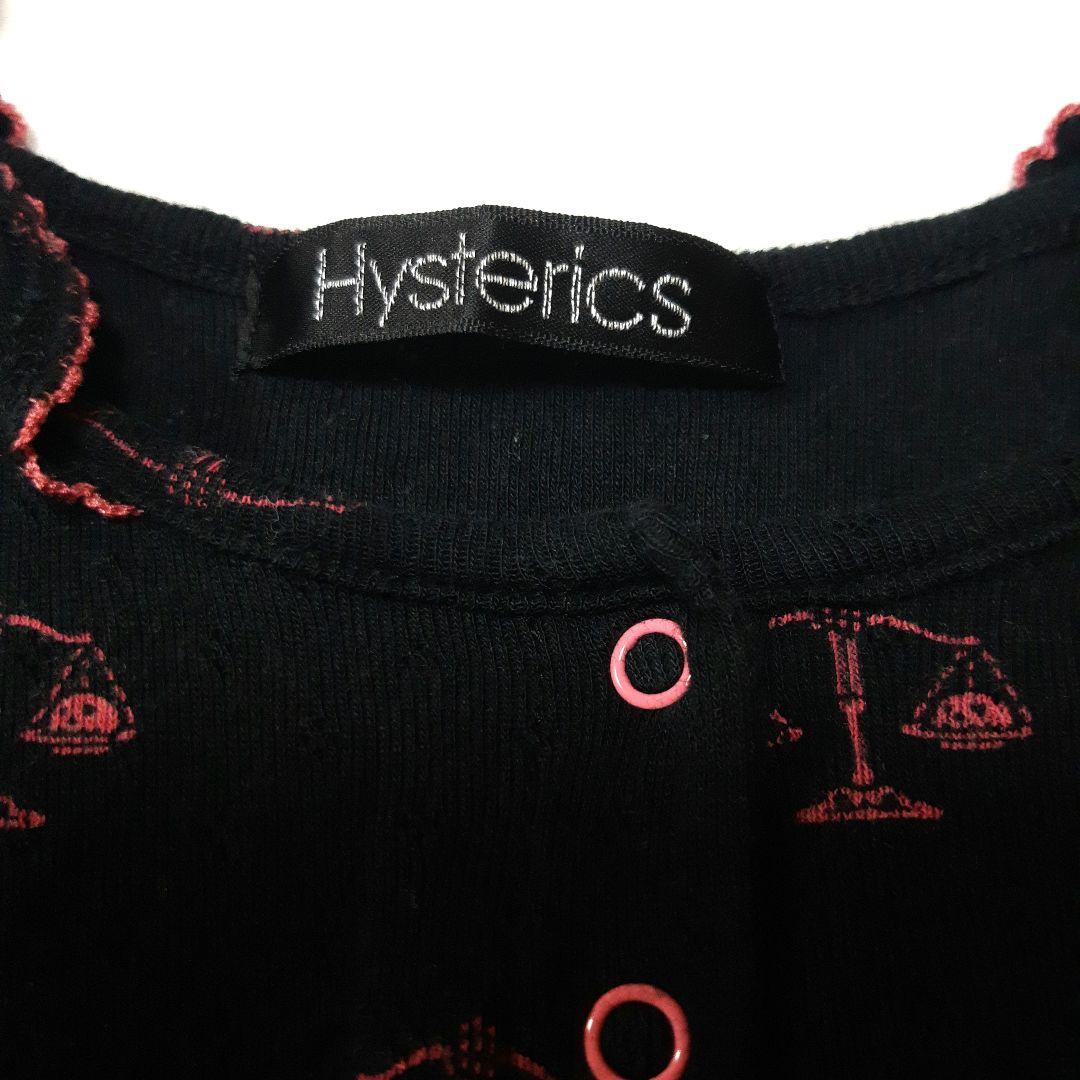 Hysterics フリルタンクトップ スカル柄 針抜き ヴィンテージ