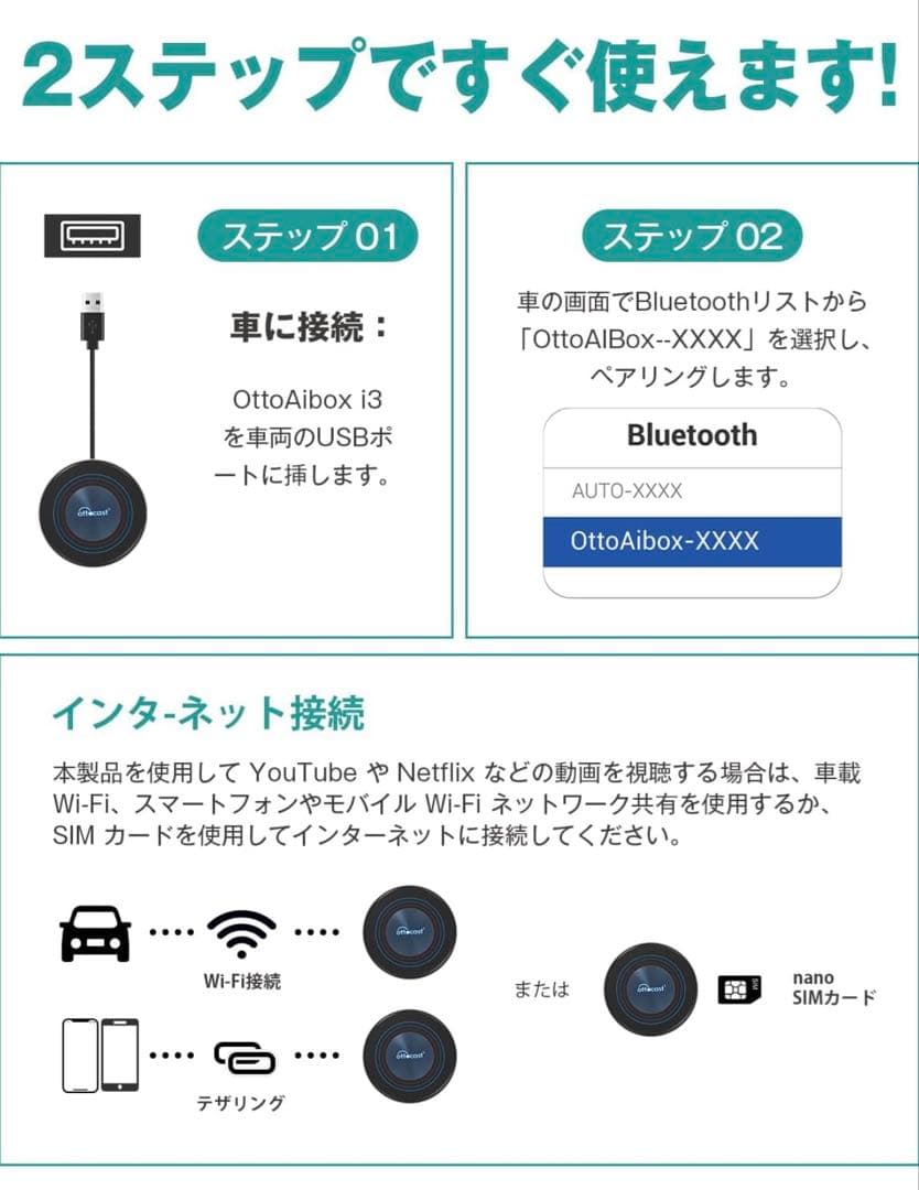 【新品】専用☆オットキャストOttoAibox i3 技適マークあり