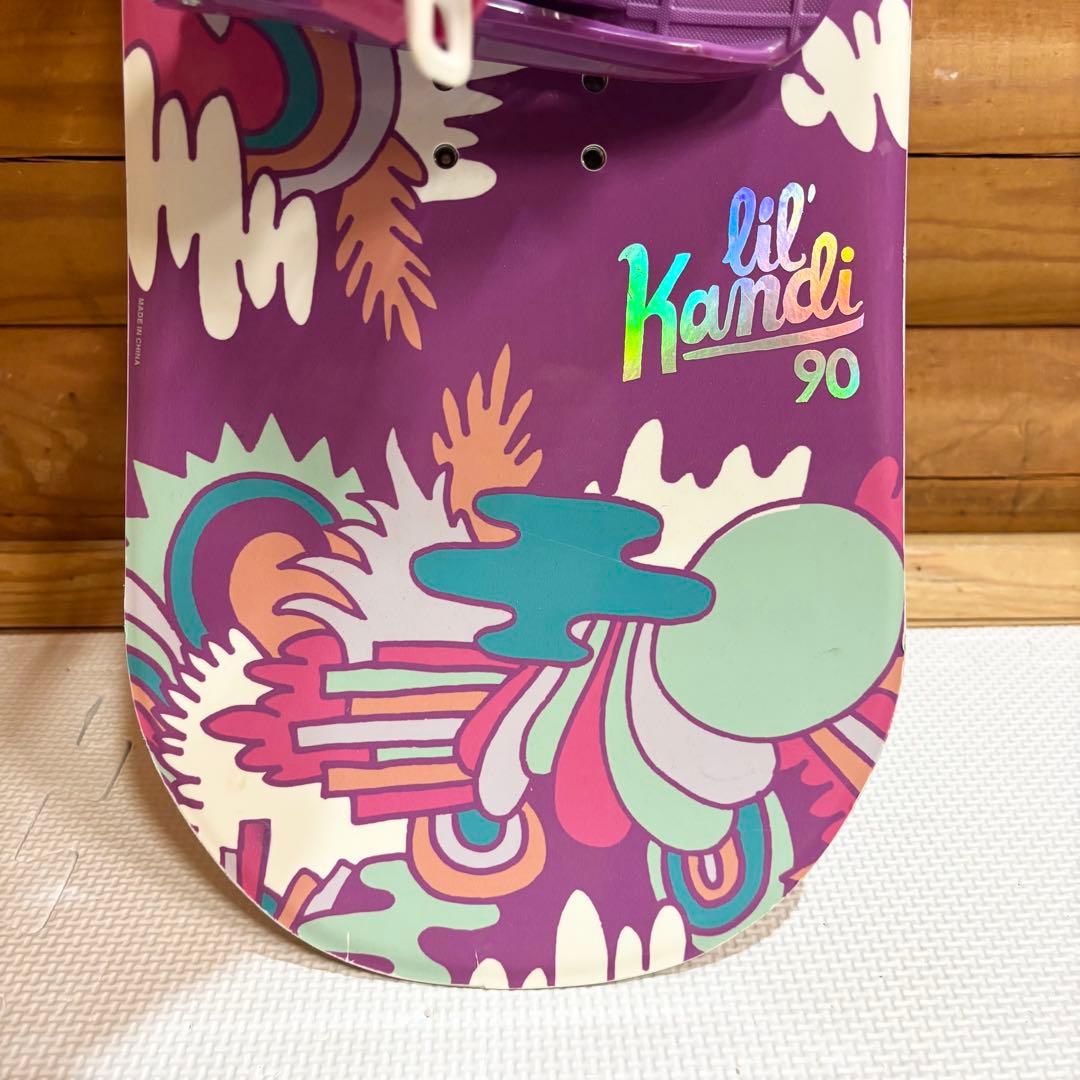 K2 LIL KANDI キッズスノーボード 90cm ビンディングセット