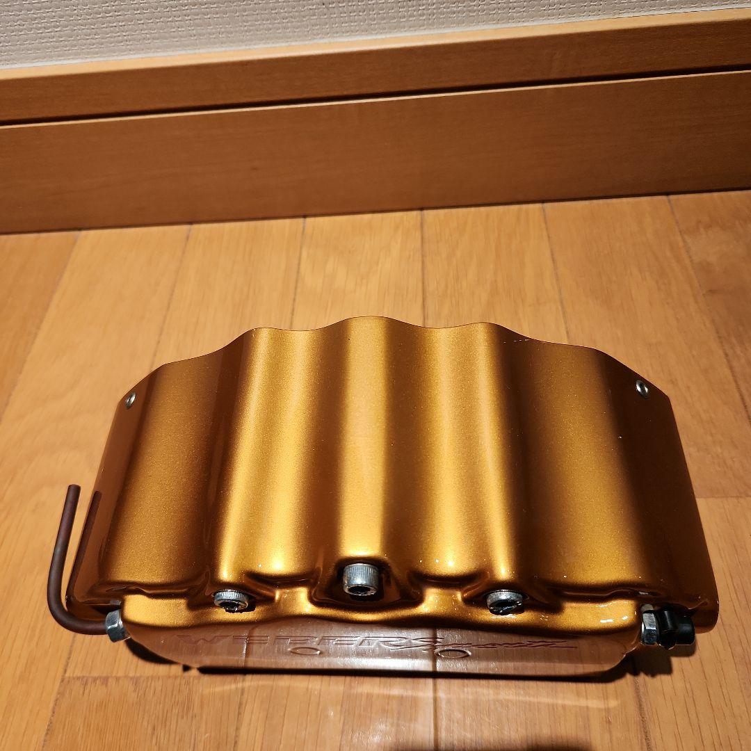 極美品WEBER Sports ゴールドブレーキキャリパーカバー4個セット