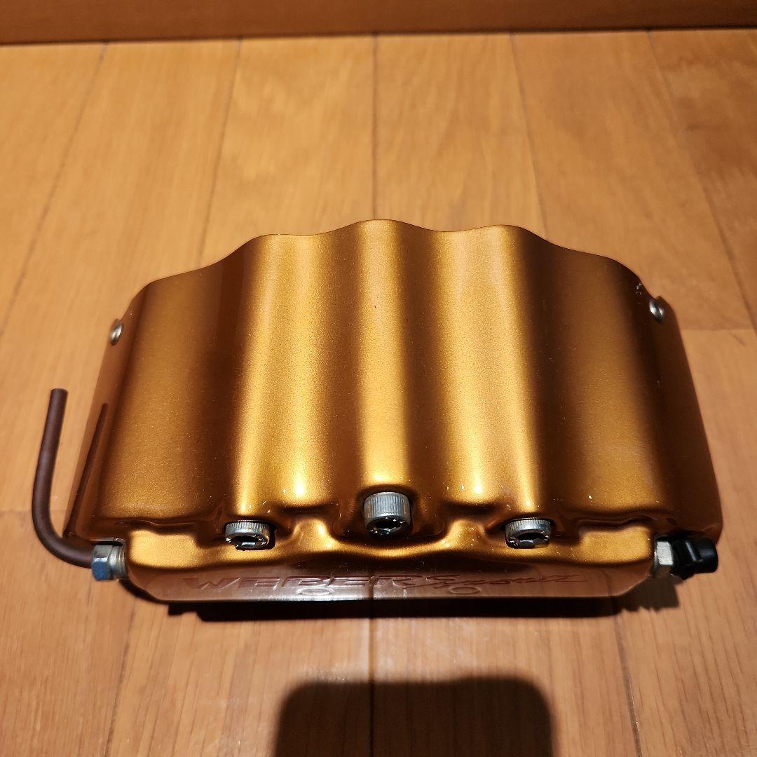 極美品WEBER Sports ゴールドブレーキキャリパーカバー4個セット