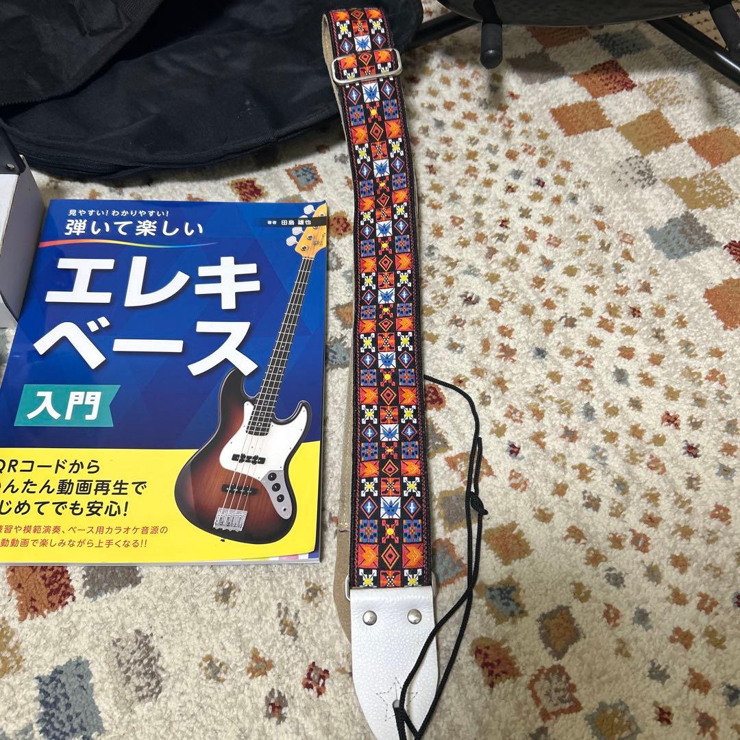 legendジャズベースタイプ珍しいヘッドブラック➕スタートセット