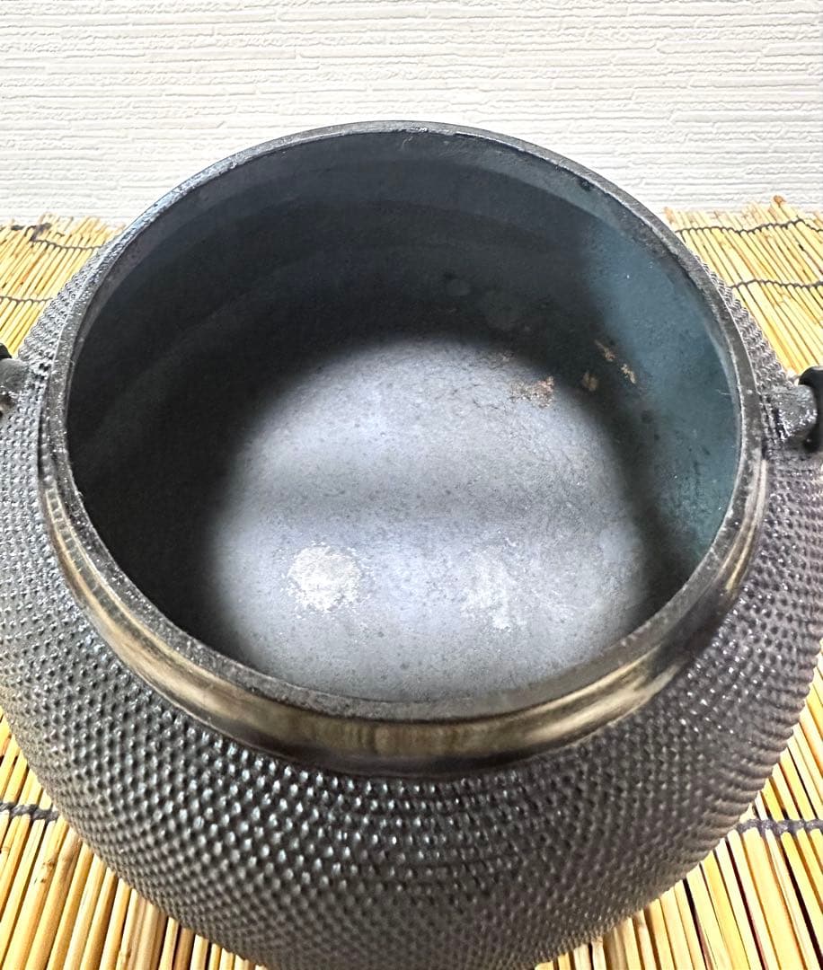 未使用品、タグ付　南部三厳堂造　１８型アラレ　ぴーまん様　売約済み