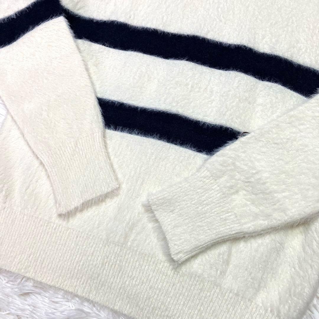 【新品】アンパスィ ジャギー ニット ボーダー セーター 2023年モデル