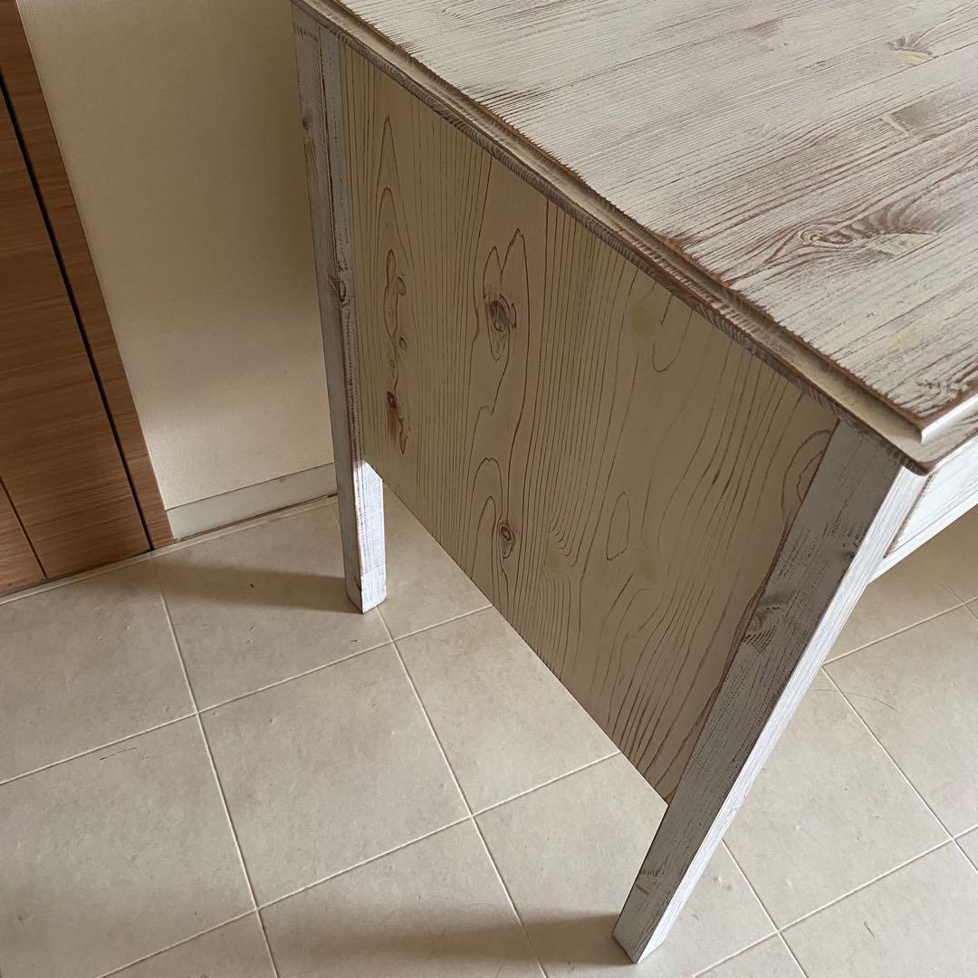 jon living 北欧　シャビーシック　片袖デスク　デスク　机　ドレッサー