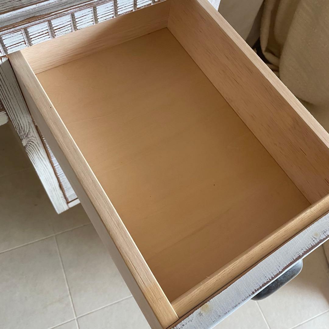 jon living 北欧　シャビーシック　片袖デスク　デスク　机　ドレッサー