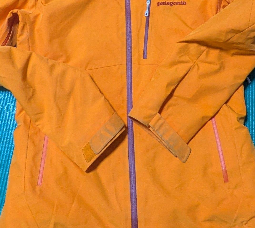 patagonia 女性用スキーウェア オレンジ